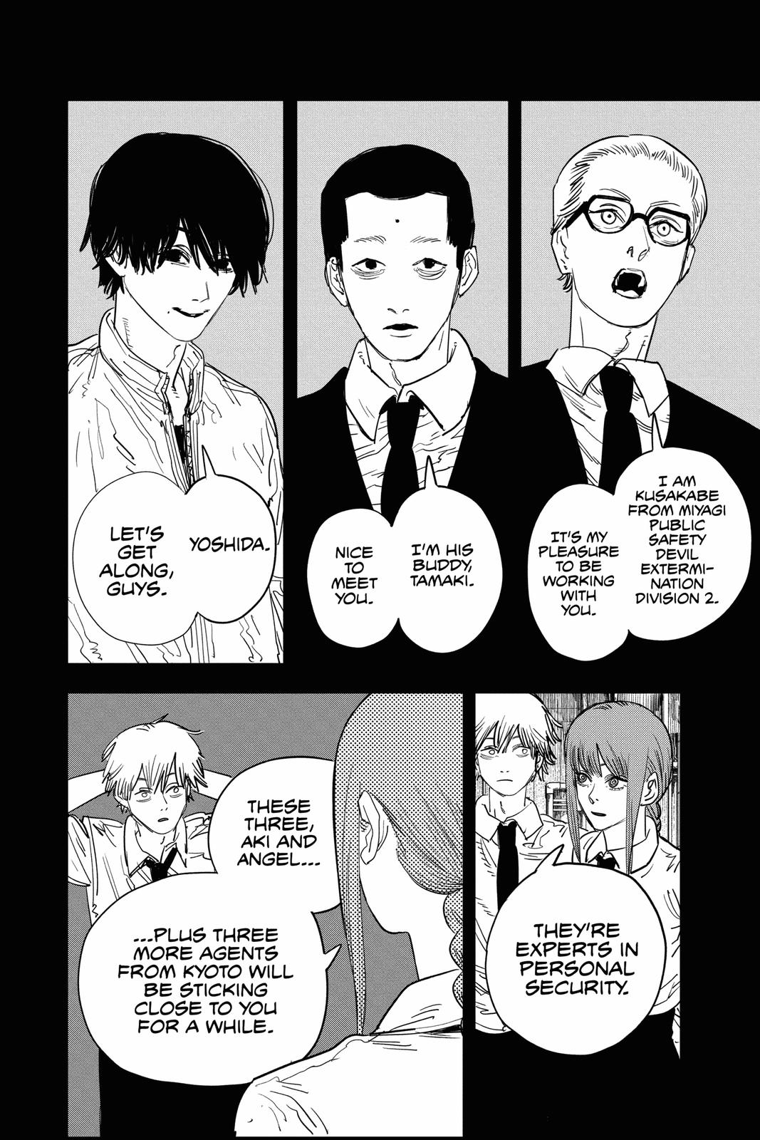 Chainsaw Man Manga Chapter 55 page 4 - Let's go scene