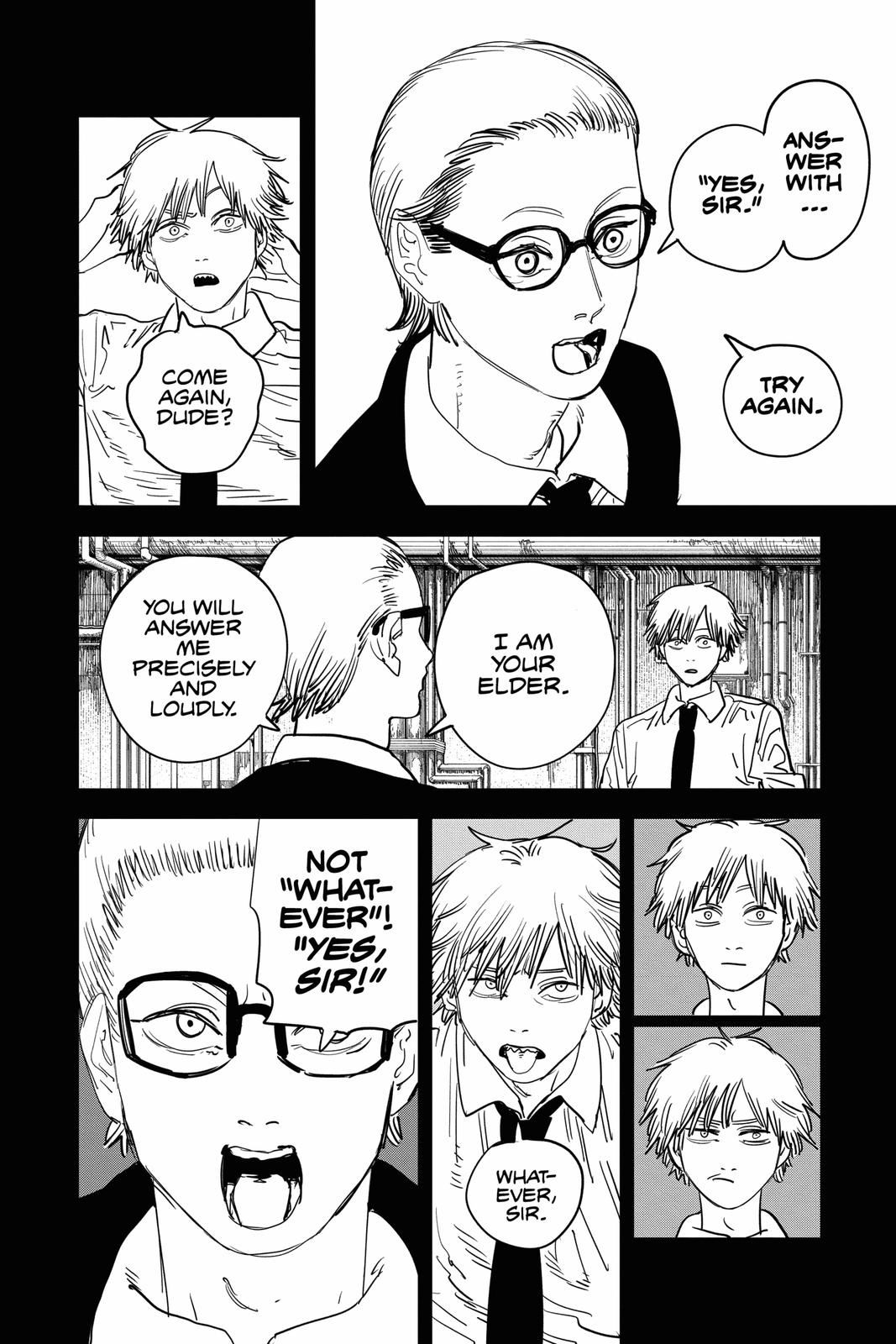 Chainsaw Man Manga Chapter 55 page 6 - Let's go scene