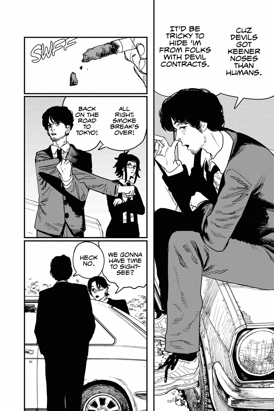 Chainsaw Man Manga Chapter 55 page 8 - Let's go scene