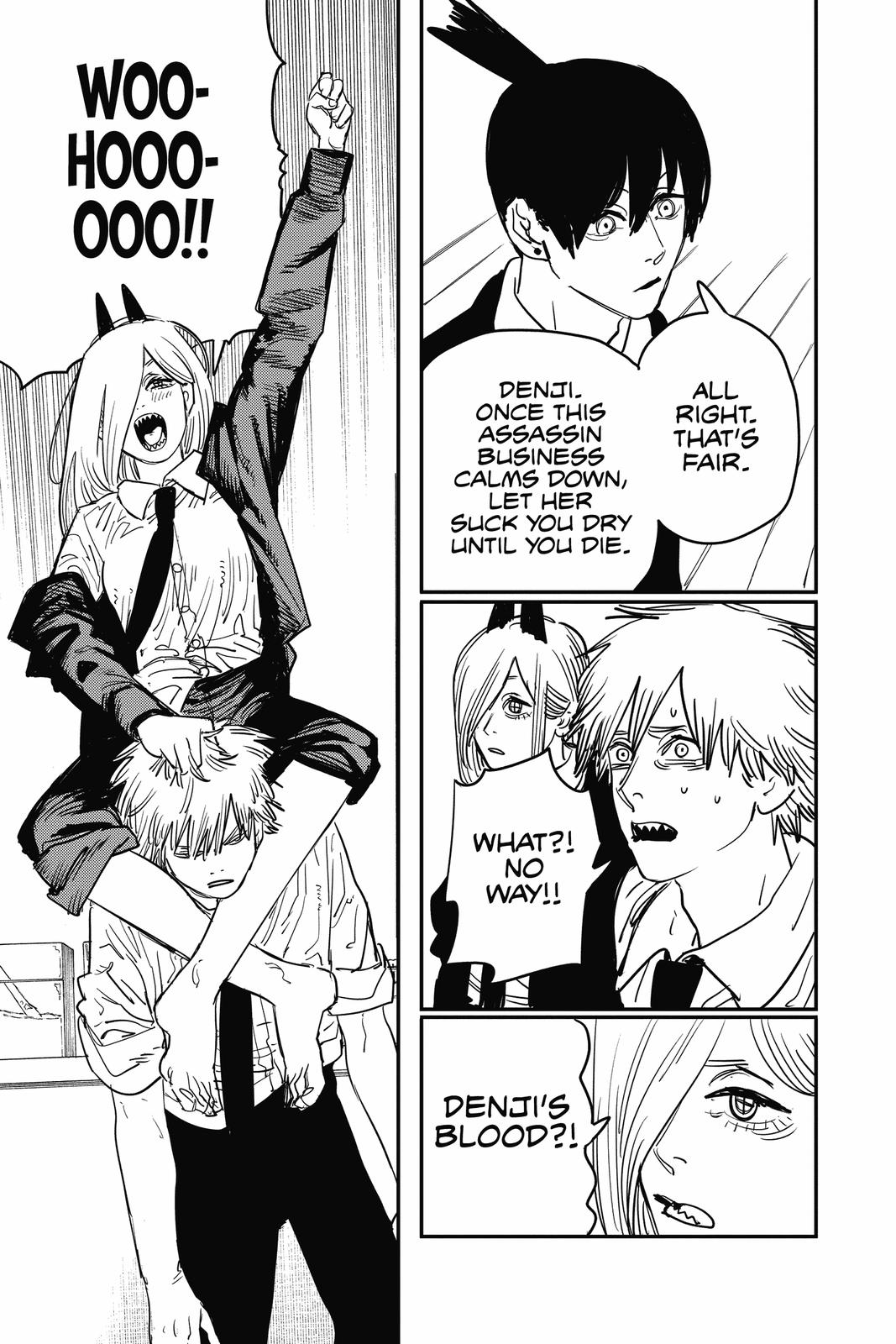 Chainsaw Man Manga Chapter 56 page 19 - A Curse and A First scene