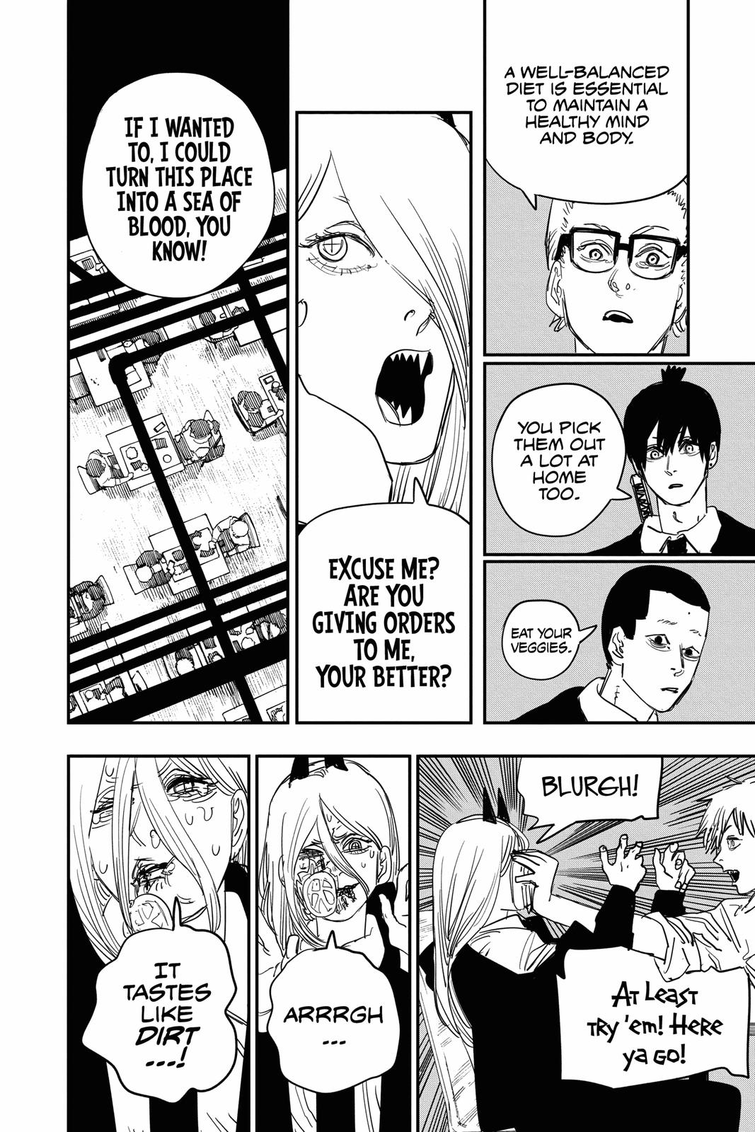 Chainsaw Man Manga Chapter 56 page 2 - A Curse and A First scene