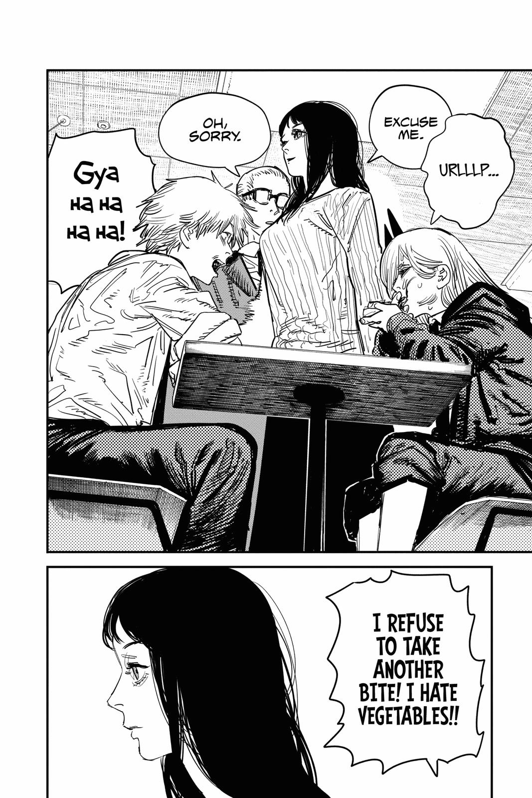 Chainsaw Man Manga Chapter 56 page 4 - A Curse and A First scene