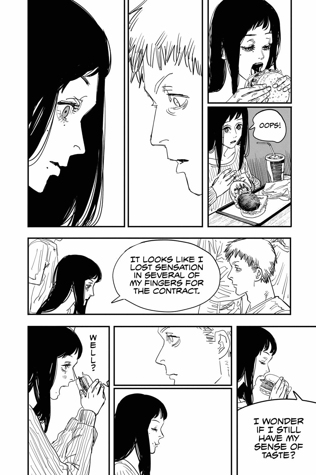 Chainsaw Man Manga Chapter 56 page 8 - A Curse and A First scene