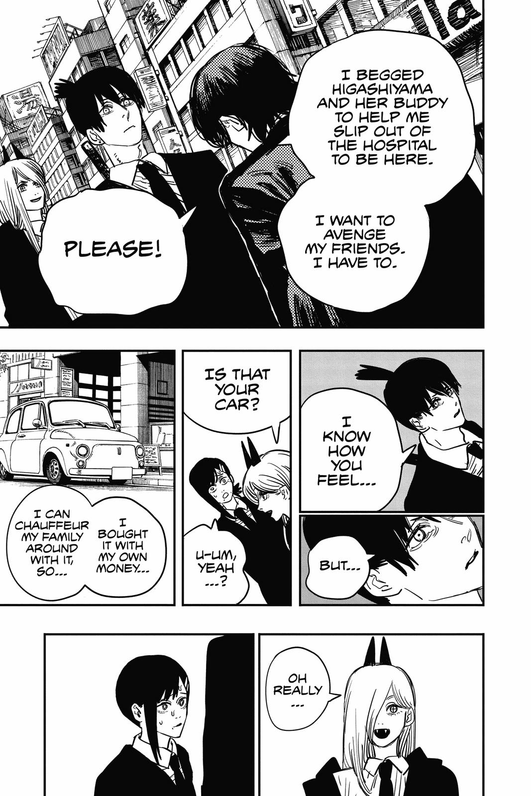 Chainsaw Man Manga Chapter 57 page 3 - Suddenly scene