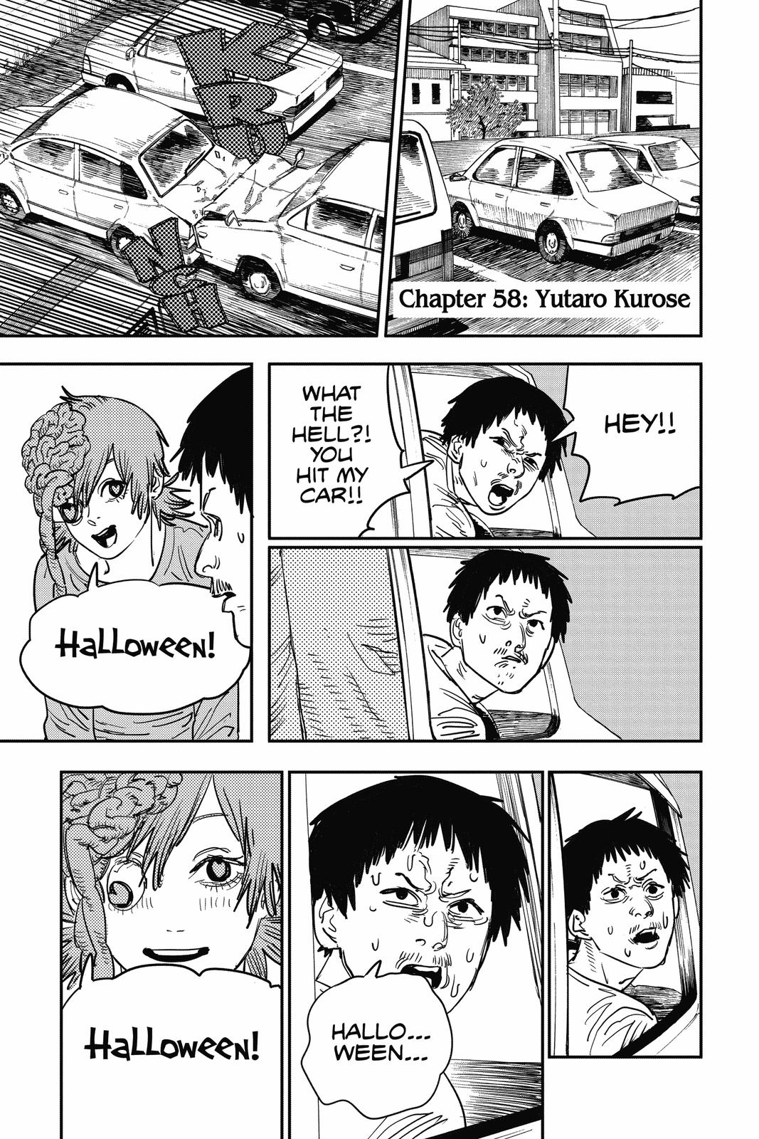 Chainsaw Man Manga Chapter 58 page 1 - Yutaro Kurose scene