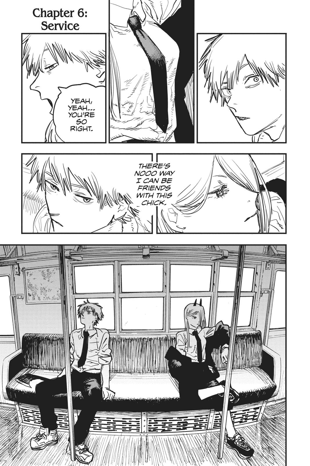 Chainsaw Man Manga Chapter 6 page 3 - Service scene