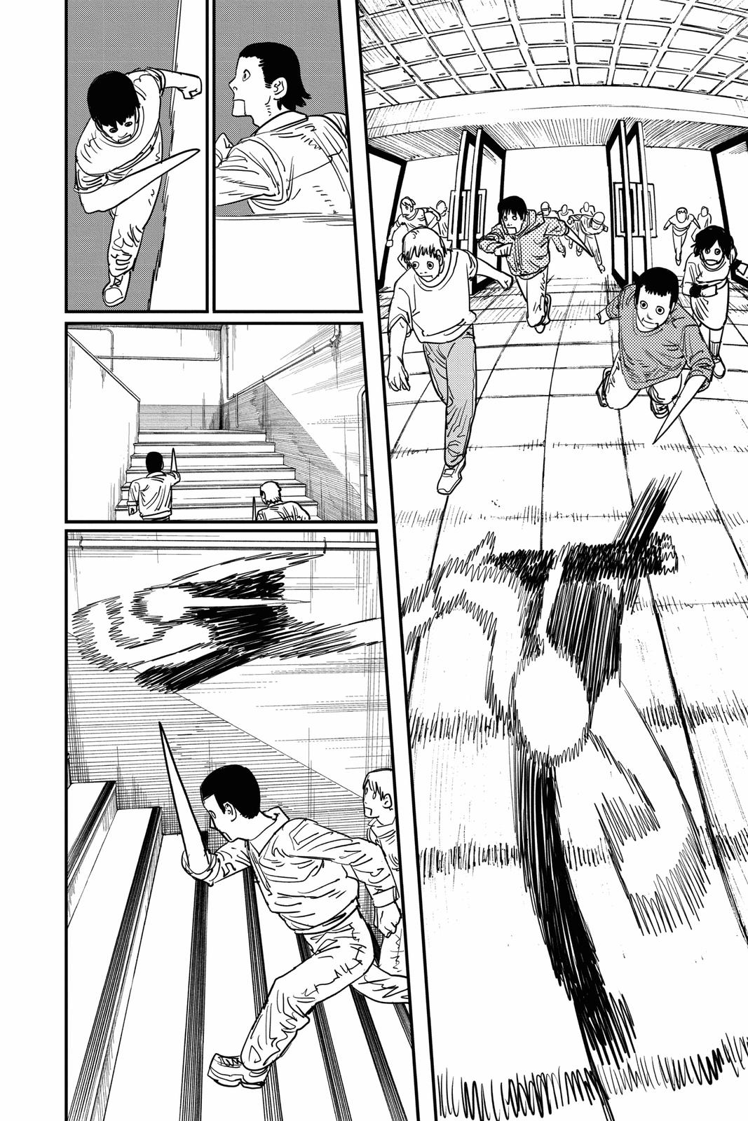 Chainsaw Man Manga Chapter 60 page 10 - Quanxi and Fiends' 49-Person Massacre scene