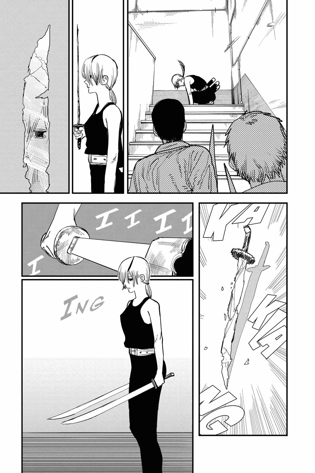 Chainsaw Man Manga Chapter 60 page 11 - Quanxi and Fiends' 49-Person Massacre scene