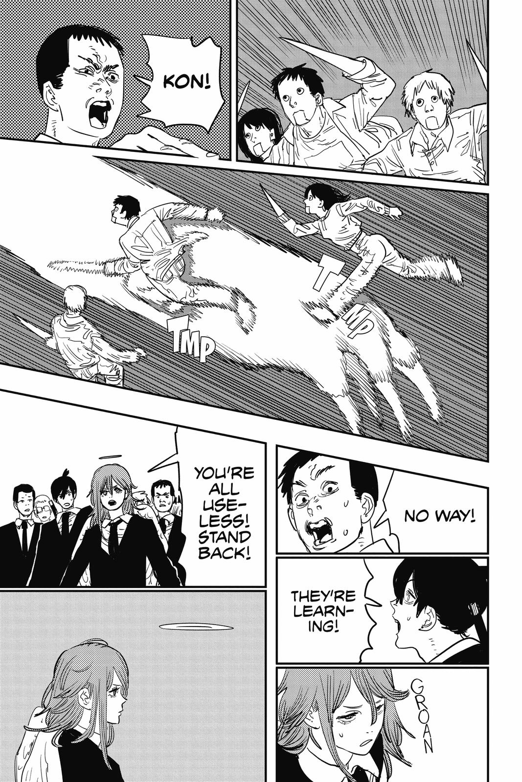 Chainsaw Man Manga Chapter 60 page 3 - Quanxi and Fiends' 49-Person Massacre scene