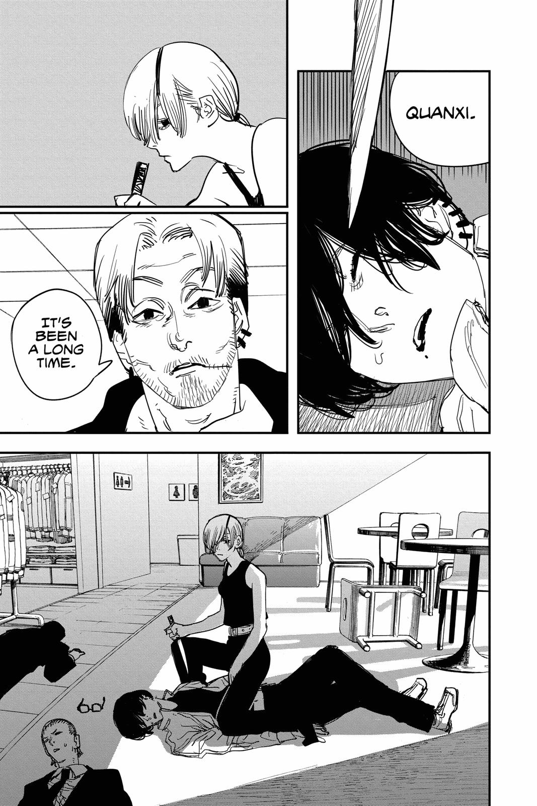 Chainsaw Man Manga Chapter 61 page 11 - News Reporter scene