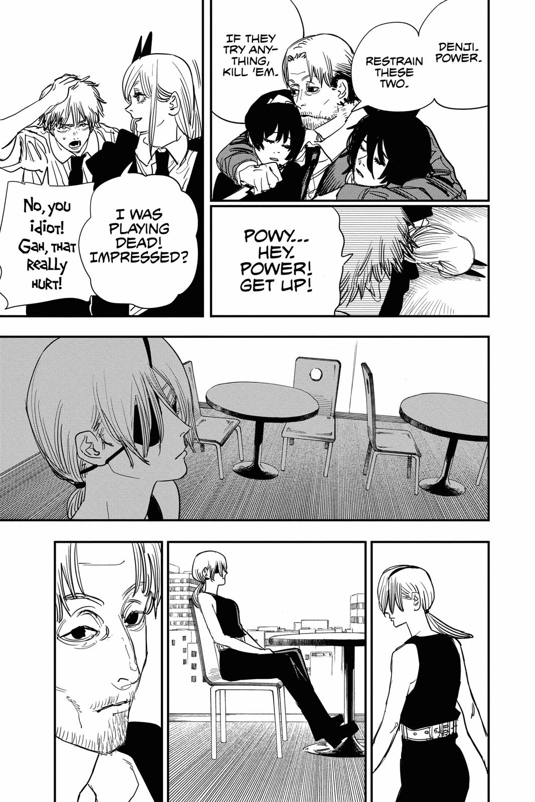 Chainsaw Man Manga Chapter 61 page 13 - News Reporter scene