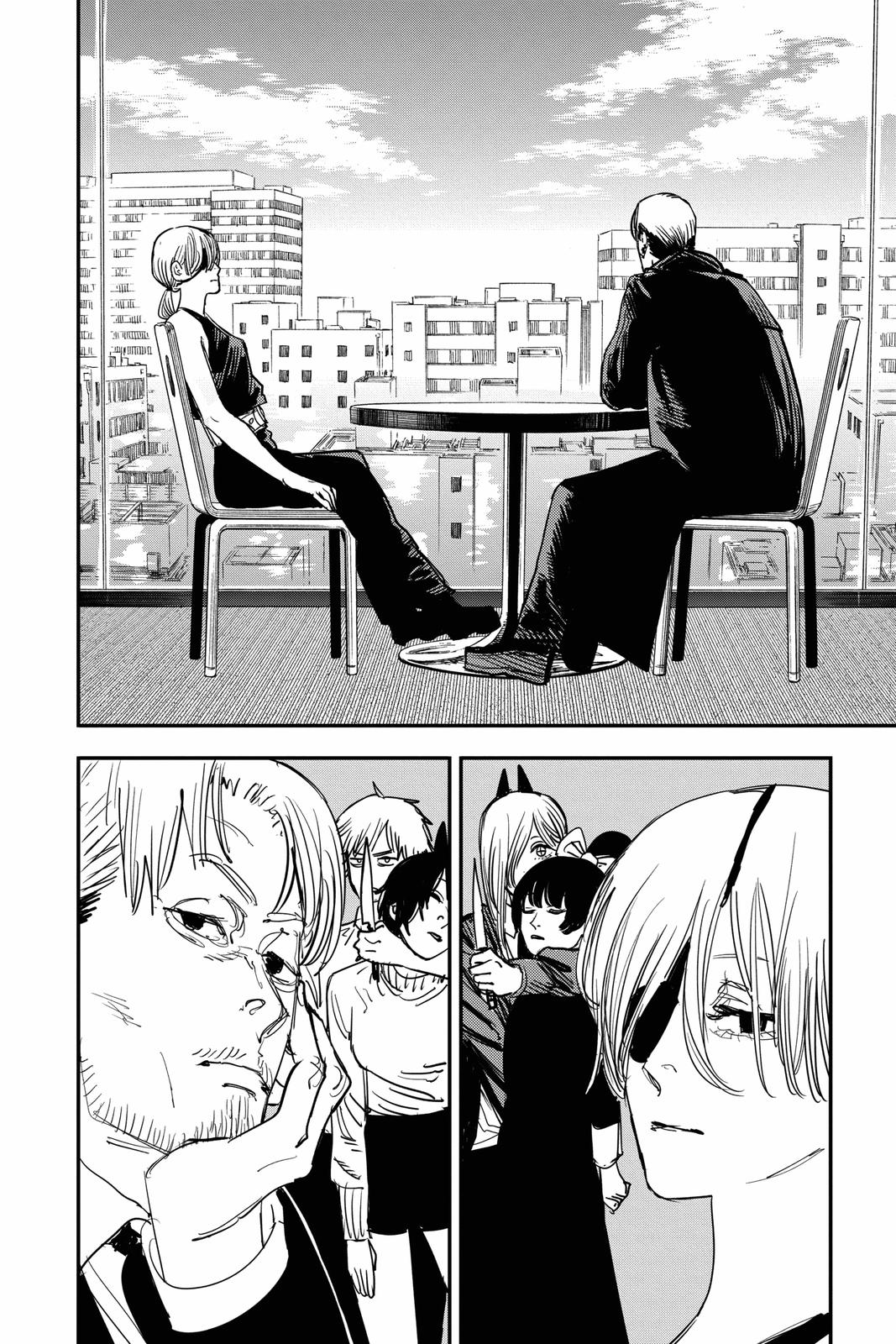 Chainsaw Man Manga Chapter 61 page 14 - News Reporter scene