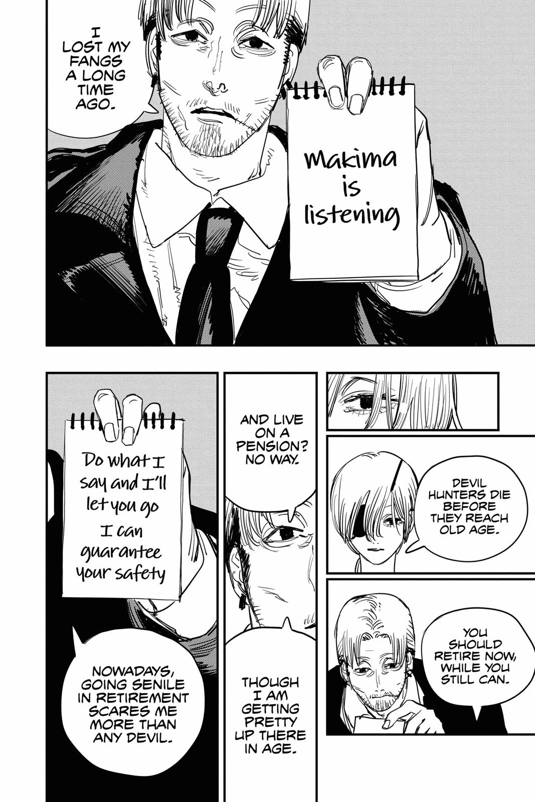 Chainsaw Man Manga Chapter 61 page 16 - News Reporter scene