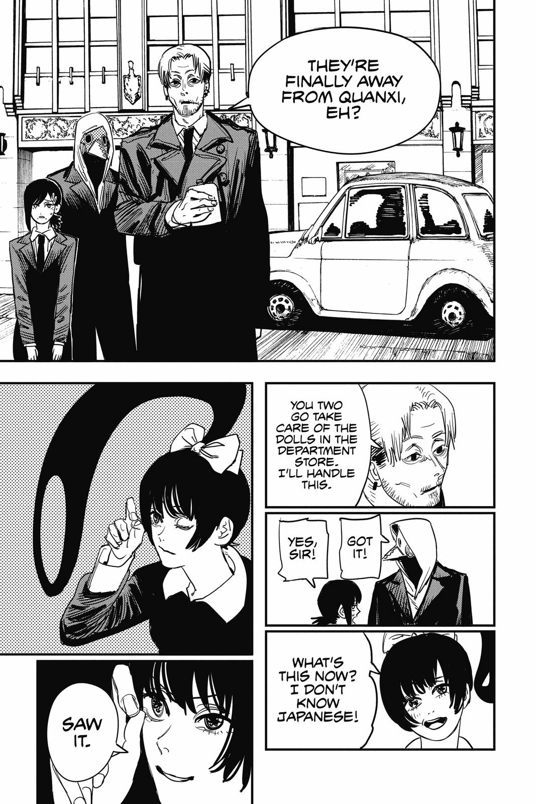 Chainsaw Man Manga Chapter 61 page 3 - News Reporter scene