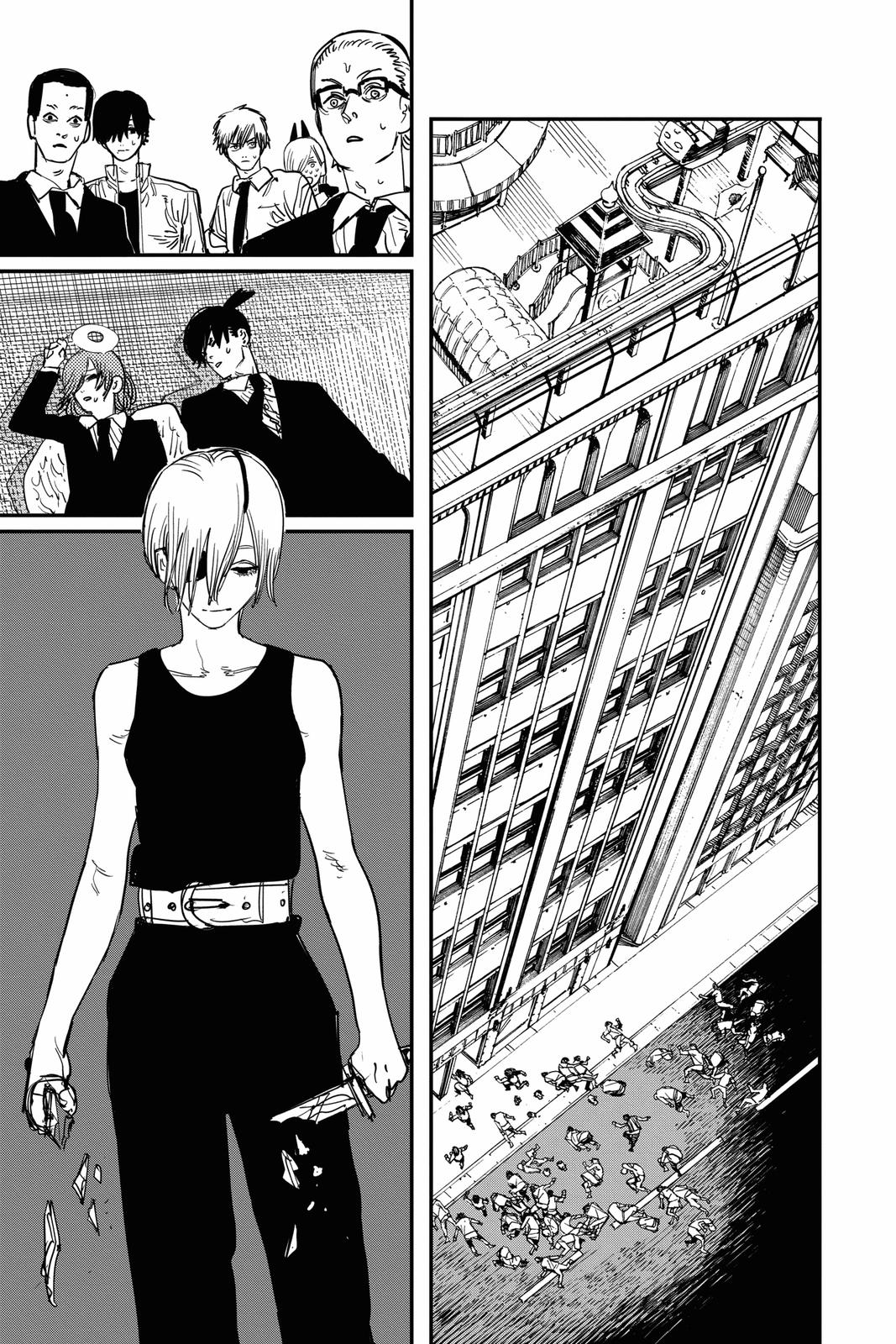 Chainsaw Man Manga Chapter 61 page 5 - News Reporter scene