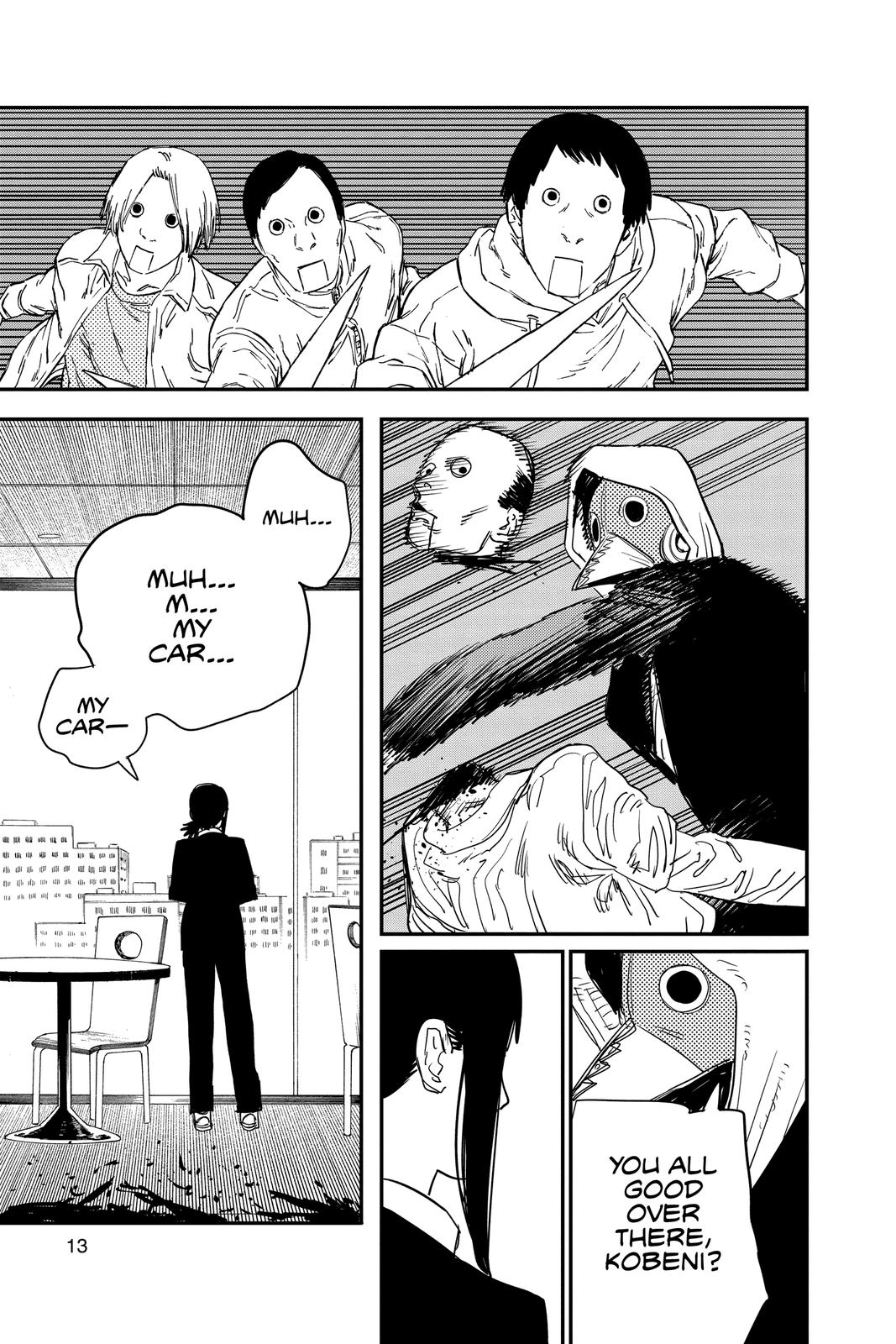 Chainsaw Man Manga Chapter 62 page 14 - Super Mess scene