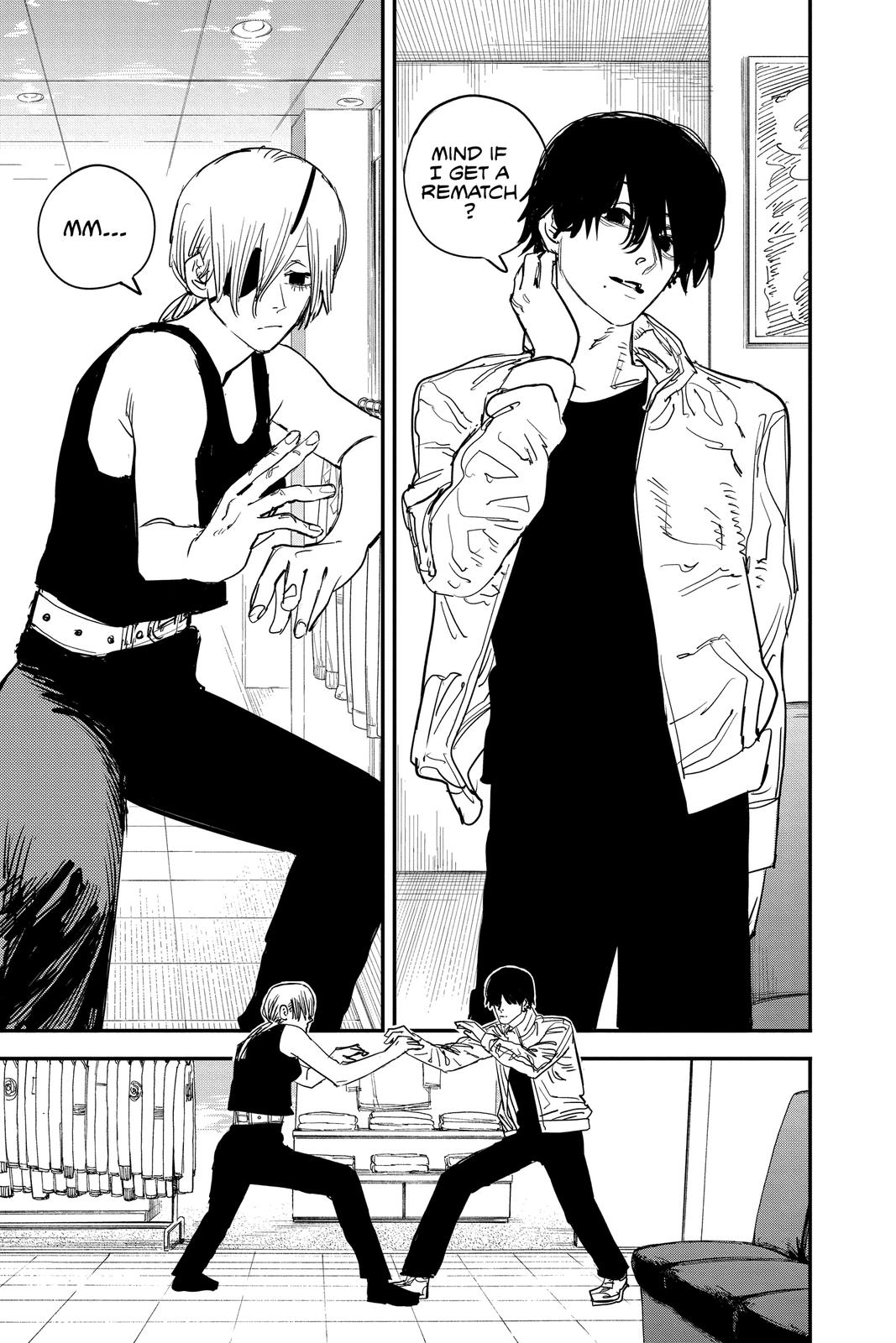 Chainsaw Man Manga Chapter 62 page 18 - Super Mess scene