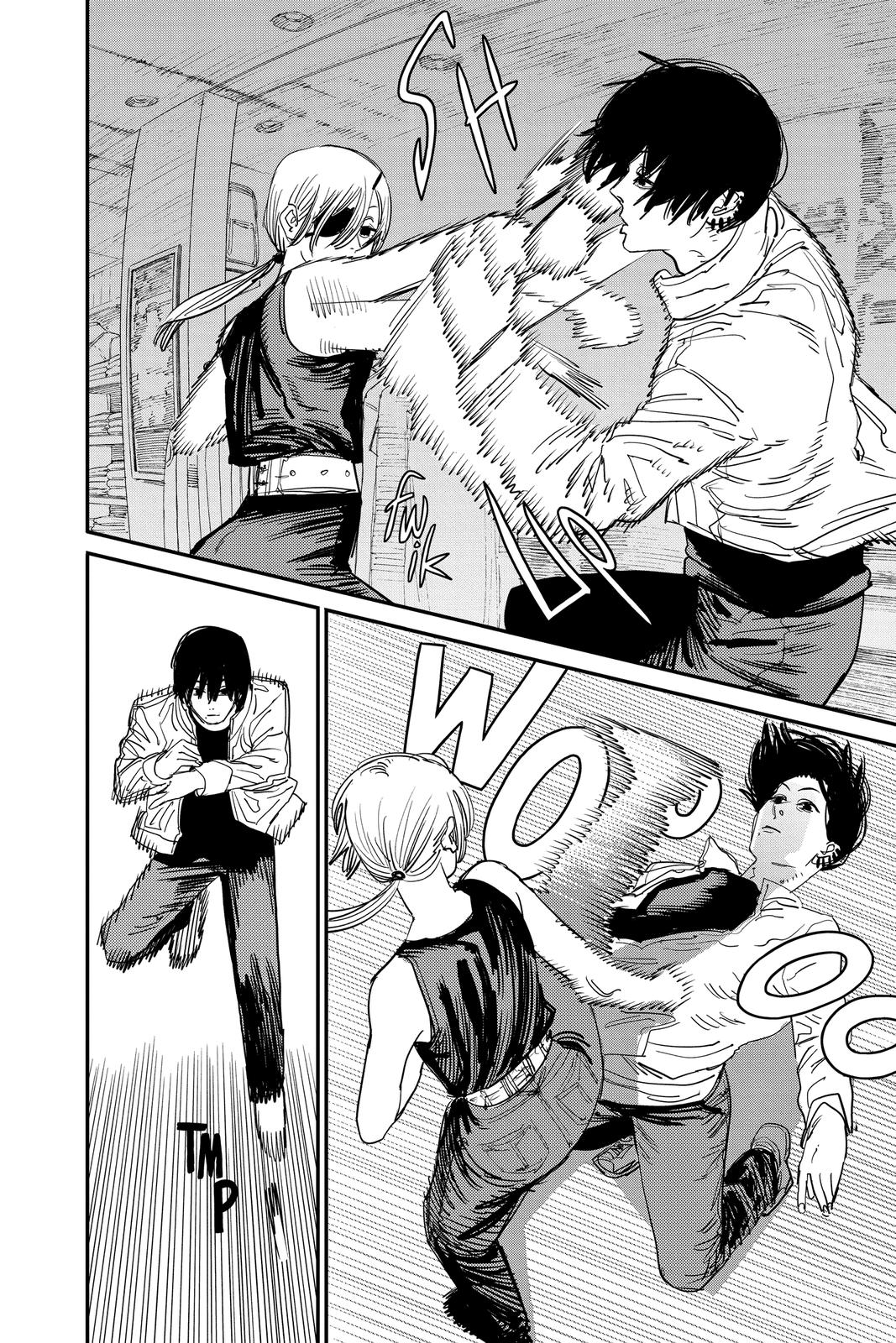 Chainsaw Man Manga Chapter 62 page 19 - Super Mess scene