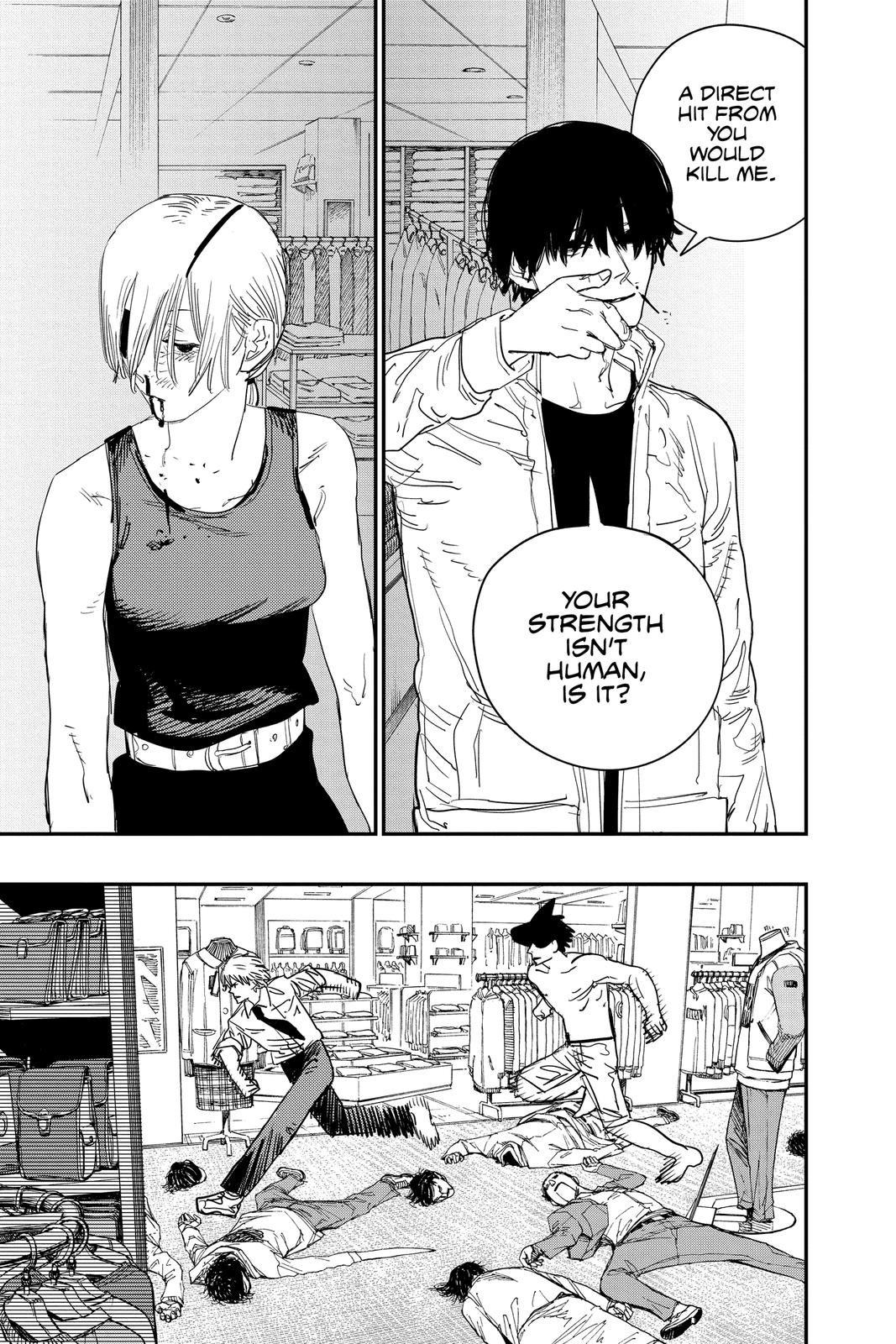 Chainsaw Man Manga Chapter 62 page 22 - Super Mess scene