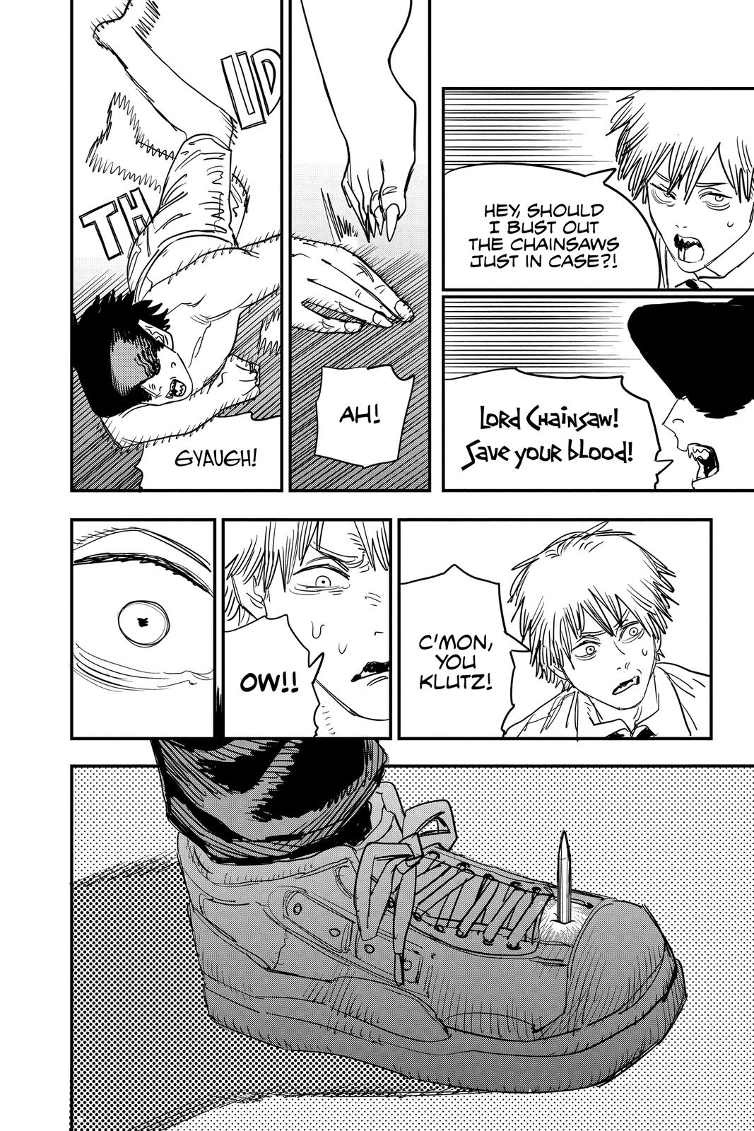 Chainsaw Man Manga Chapter 62 page 23 - Super Mess scene