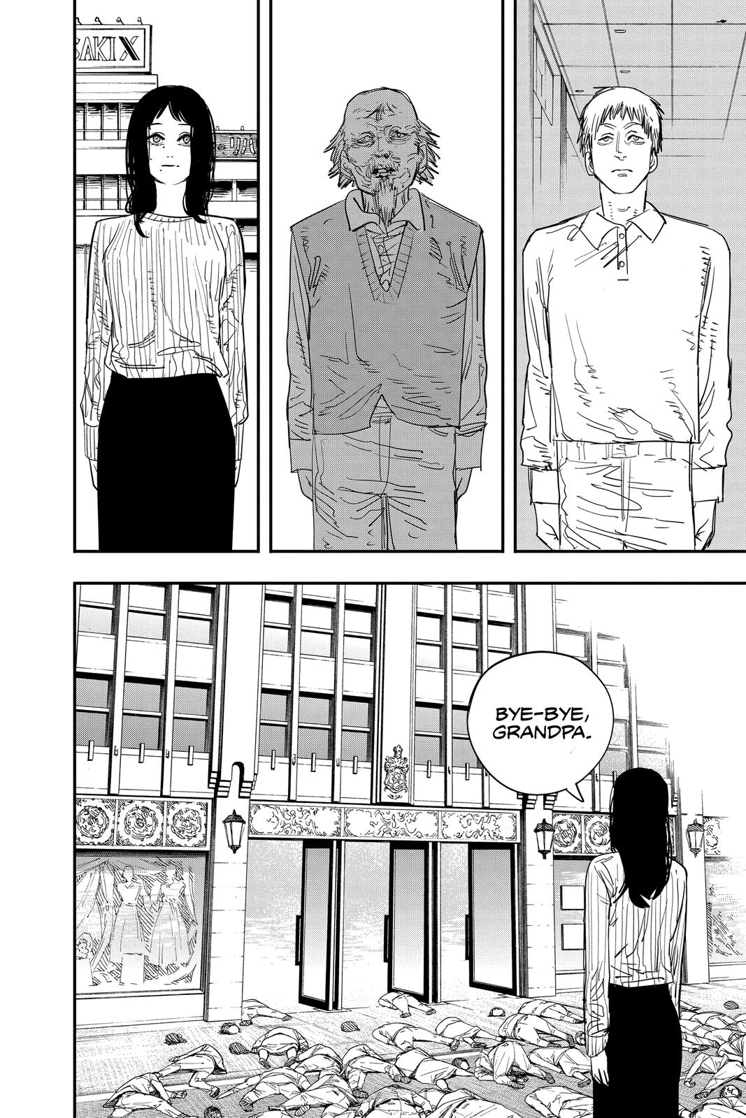 Chainsaw Man Manga Chapter 63 page 10 - Trip to Hell scene