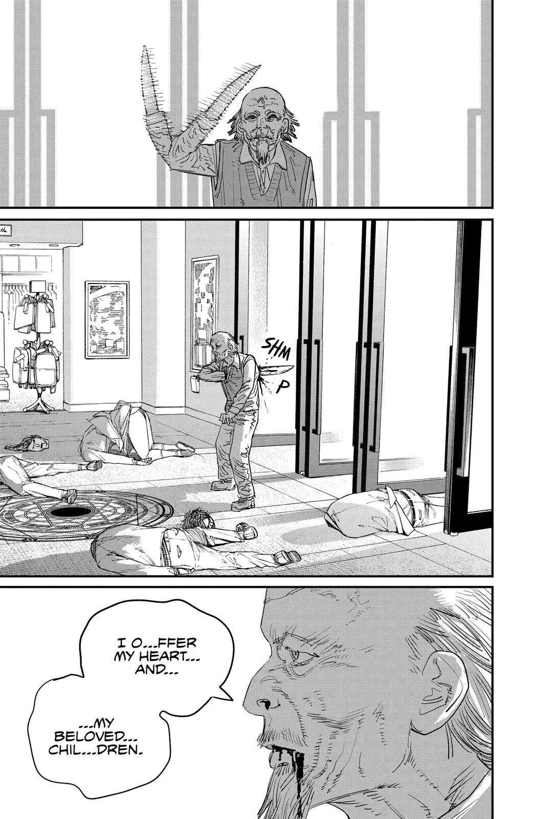 Chainsaw Man Manga Chapter 63 page 11 - Trip to Hell scene