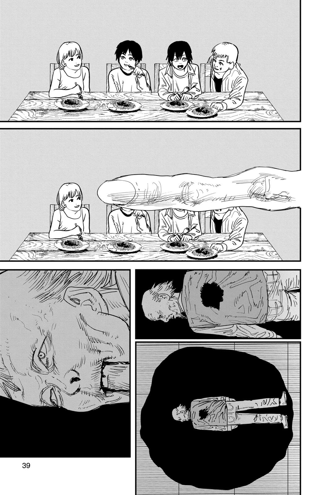 Chainsaw Man Manga Chapter 63 page 13 - Trip to Hell scene