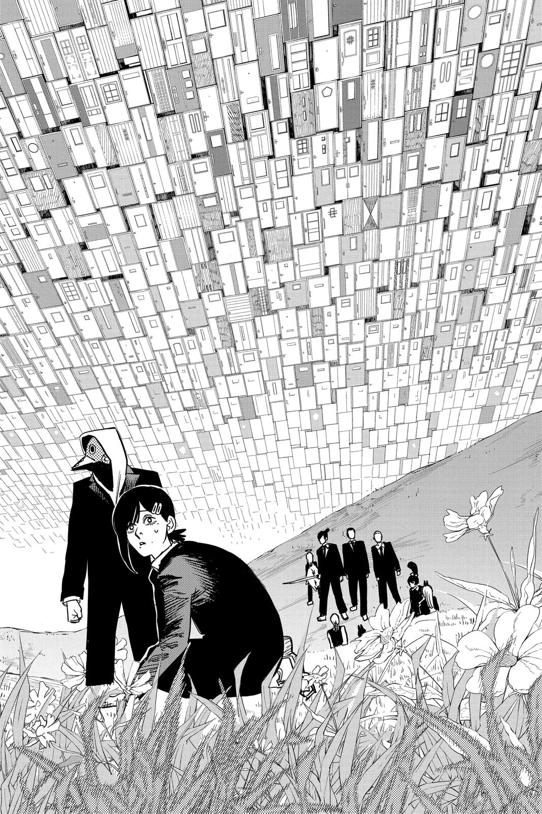 Chainsaw Man Manga Chapter 63 page 18 - Trip to Hell scene