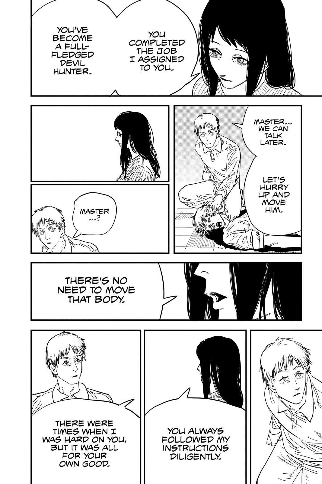 Chainsaw Man Manga Chapter 63 page 2 - Trip to Hell scene