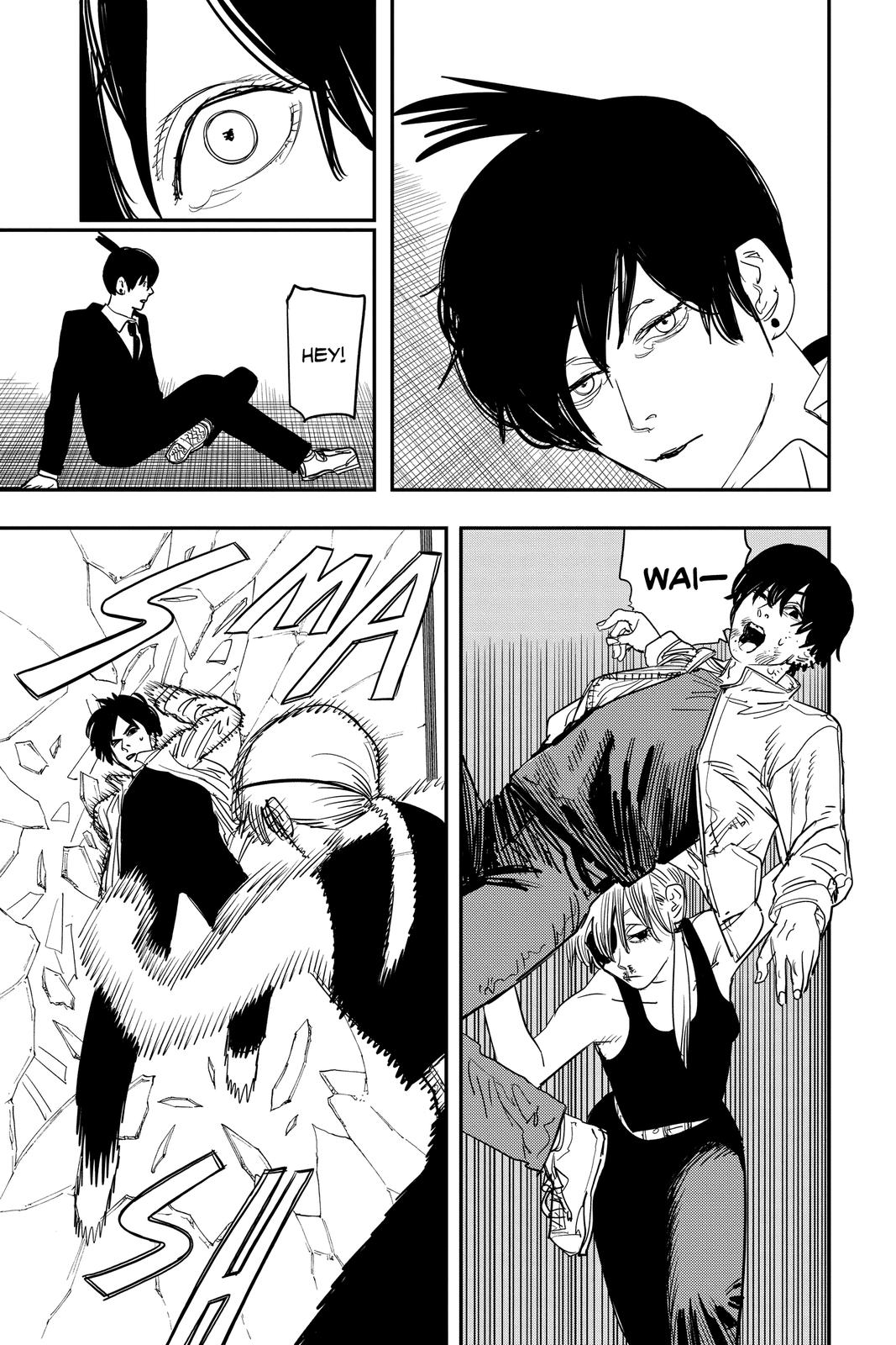 Chainsaw Man Manga Chapter 63 page 7 - Trip to Hell scene