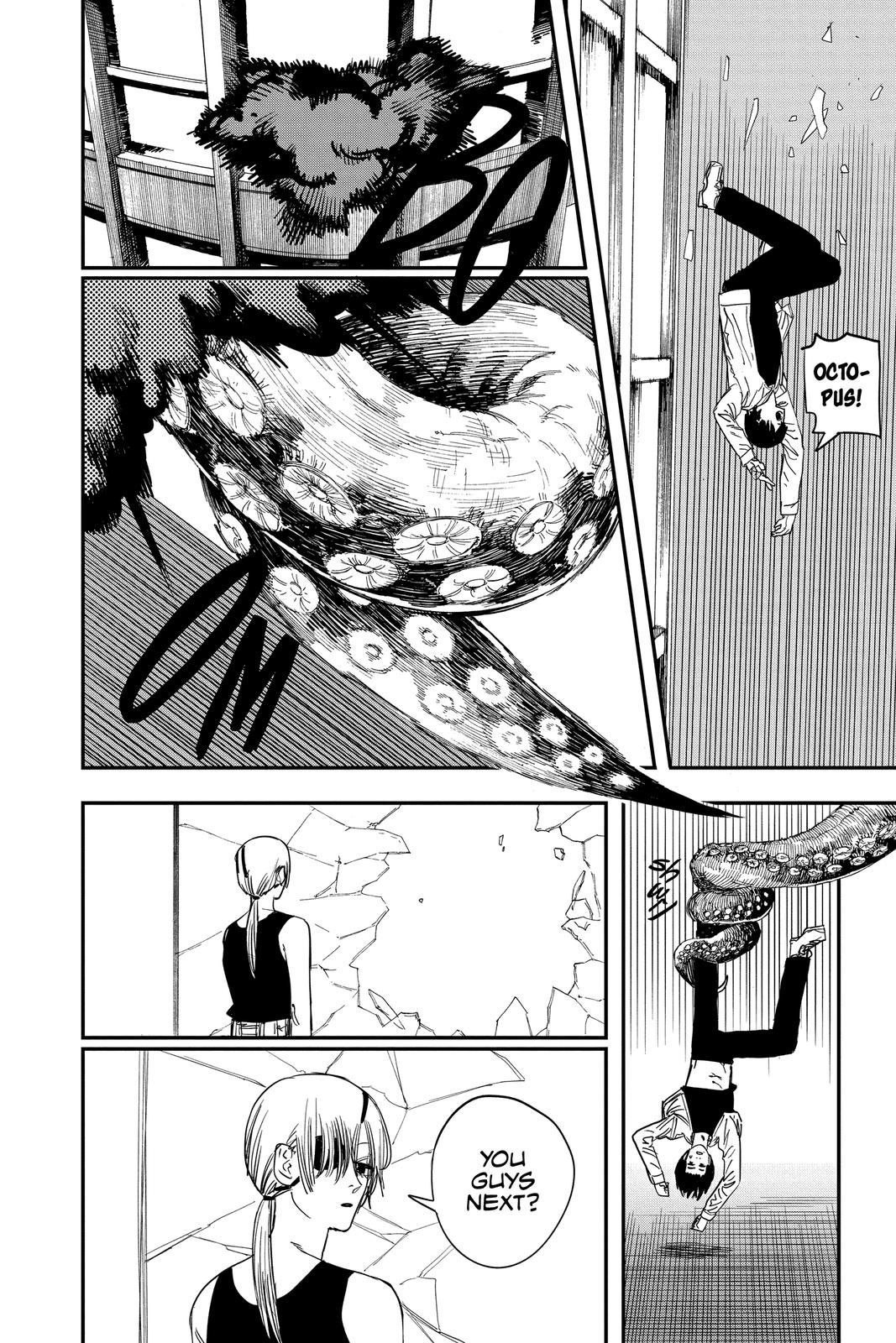 Chainsaw Man Manga Chapter 63 page 8 - Trip to Hell scene