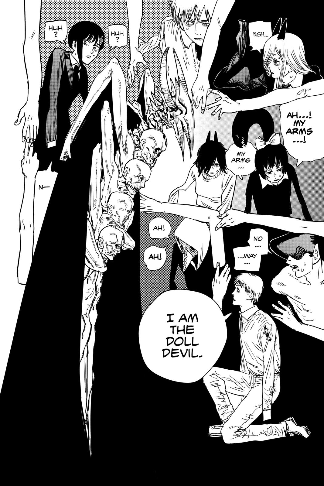 Chainsaw Man Manga Chapter 64 page 13 - Welcome to Hell scene