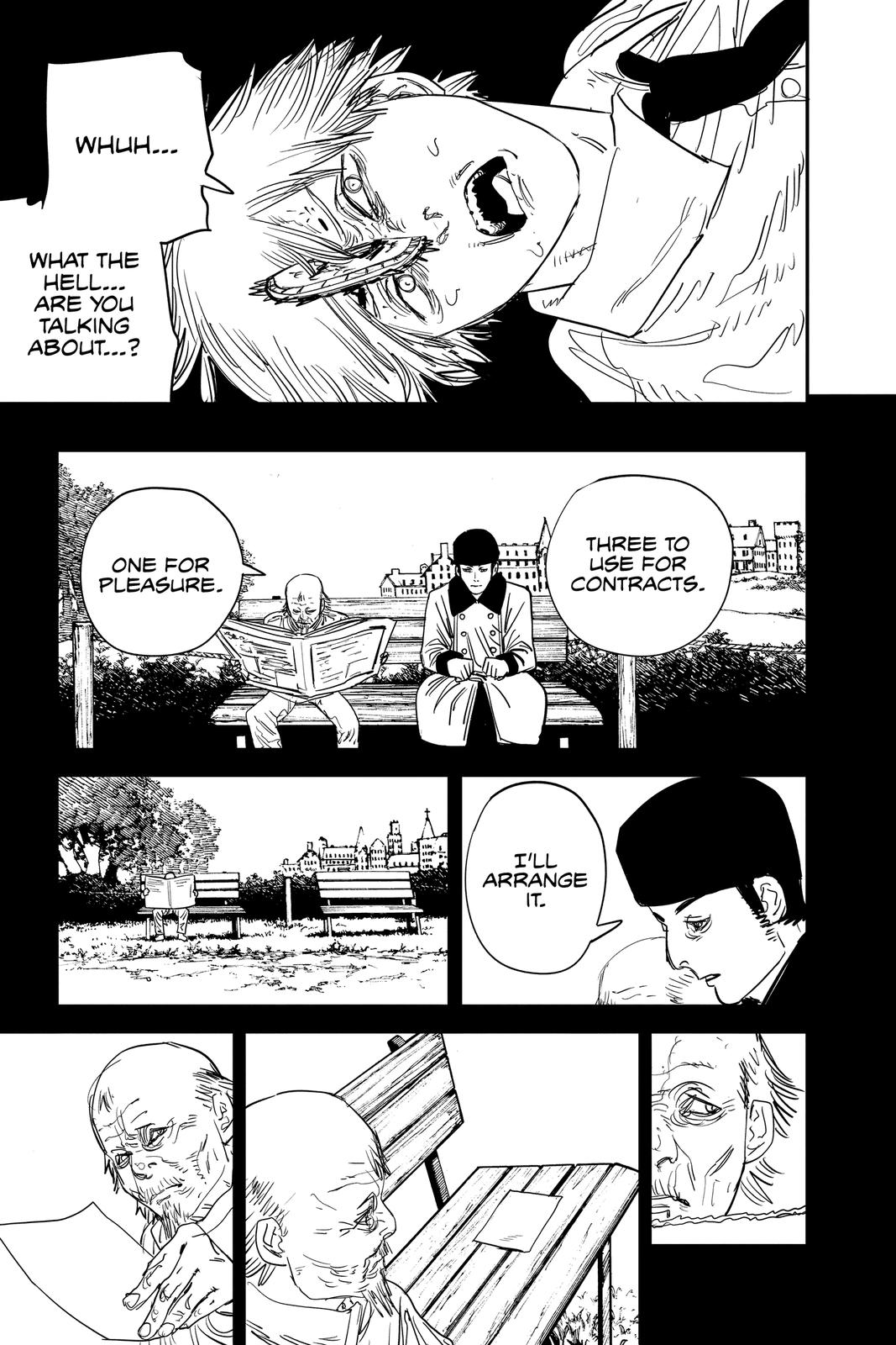 Chainsaw Man Manga Chapter 64 page 16 - Welcome to Hell scene
