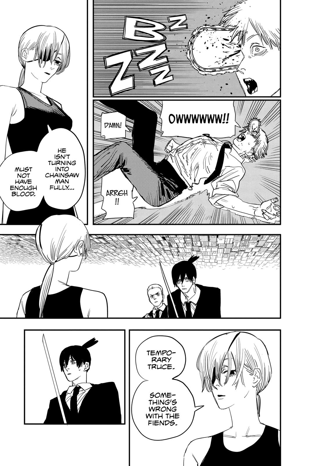 Chainsaw Man Manga Chapter 64 page 3 - Welcome to Hell scene