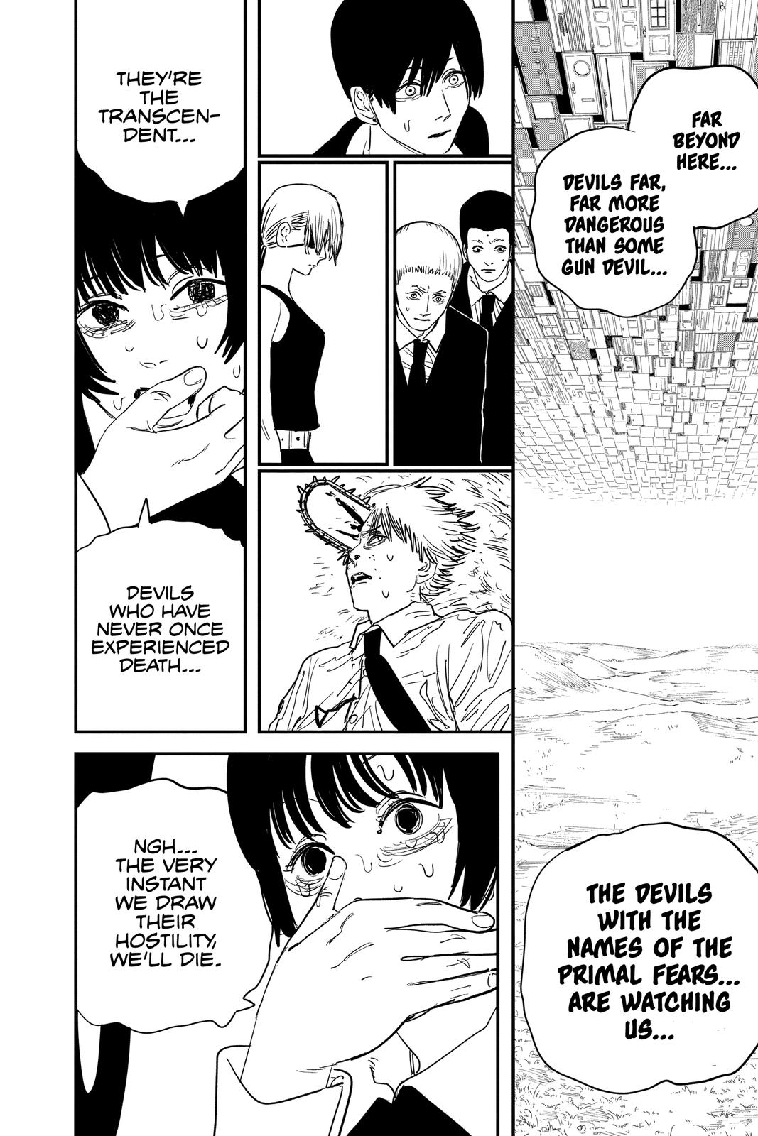 Chainsaw Man Manga Chapter 64 page 6 - Welcome to Hell scene