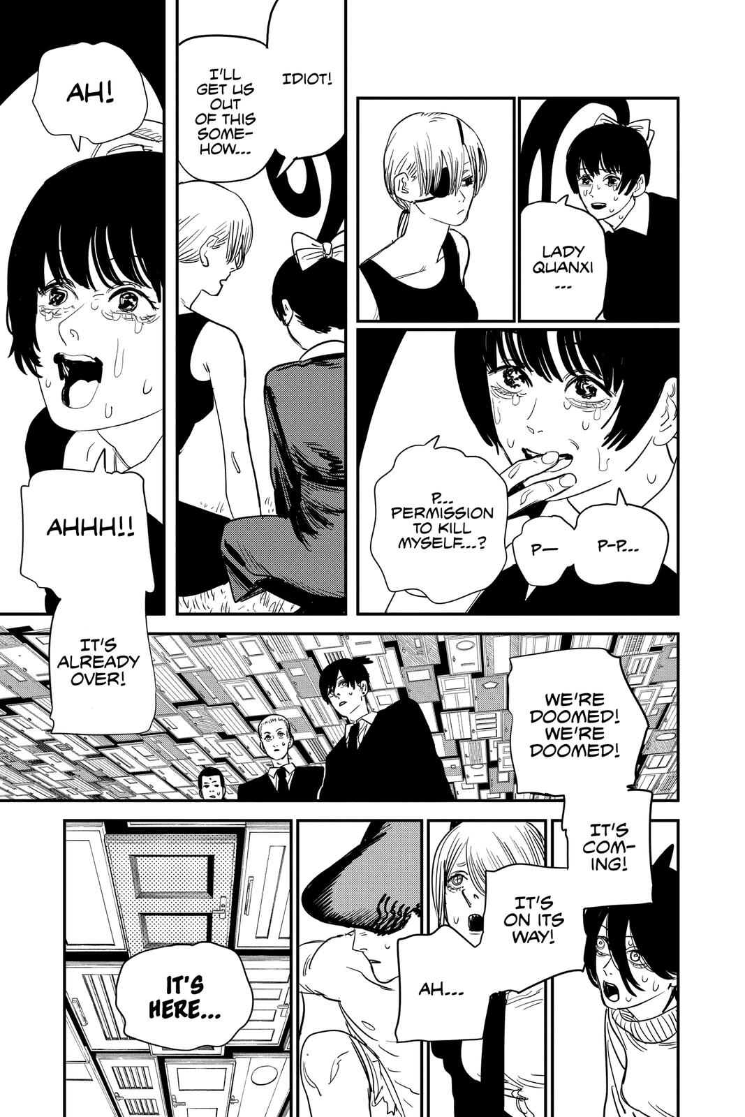 Chainsaw Man Manga Chapter 64 page 7 - Welcome to Hell scene