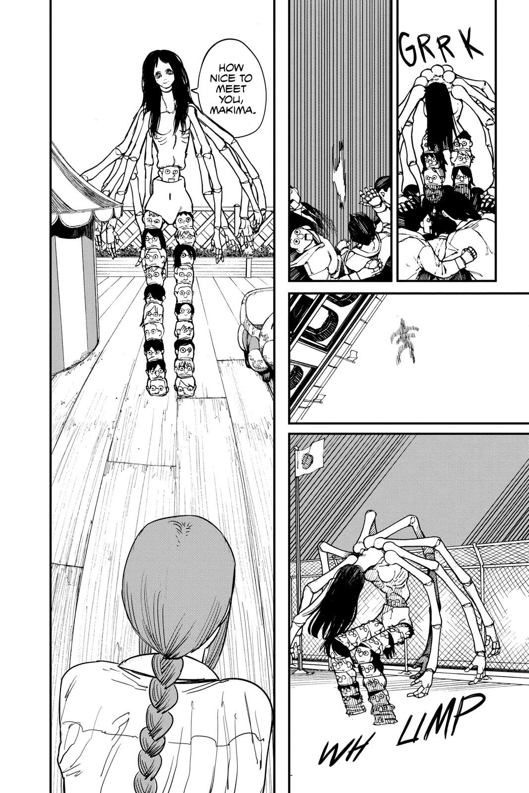 Chainsaw Man Manga Chapter 66 page 16 - Woof! scene