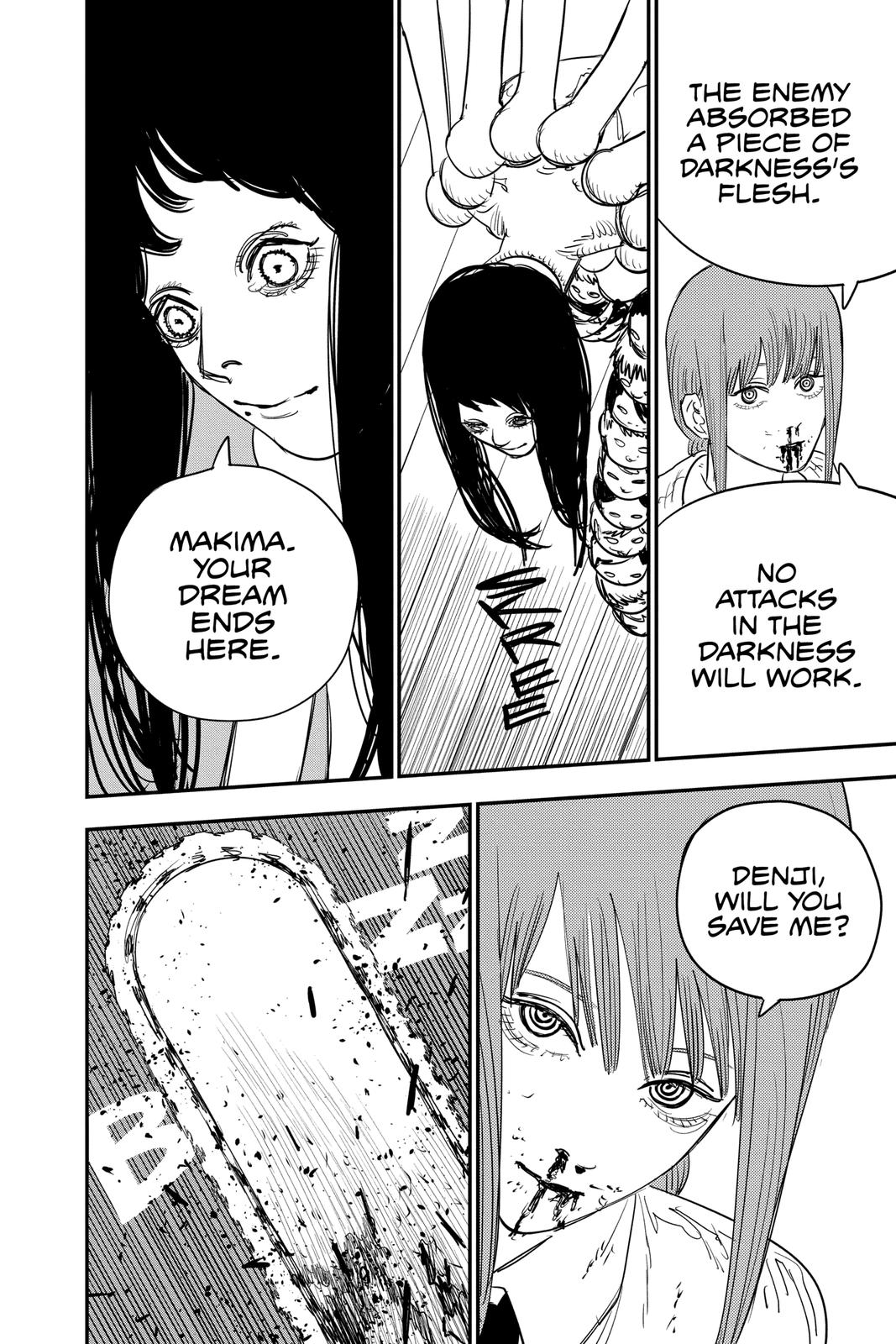 Chainsaw Man Manga Chapter 66 page 18 - Woof! scene