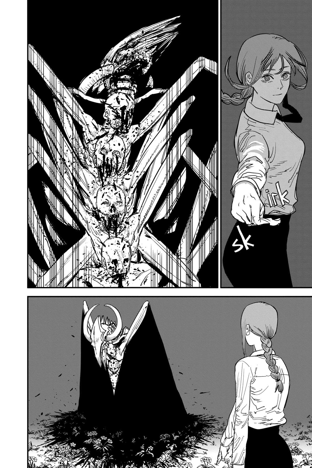 Chainsaw Man Manga Chapter 66 page 8 - Woof! scene