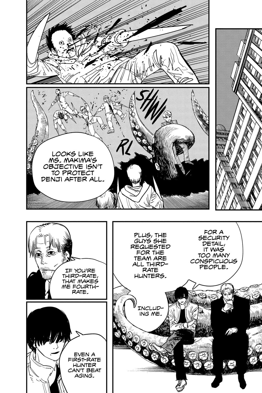 Chainsaw Man Manga Chapter 67 page 2 - The First Devil Hunter scene