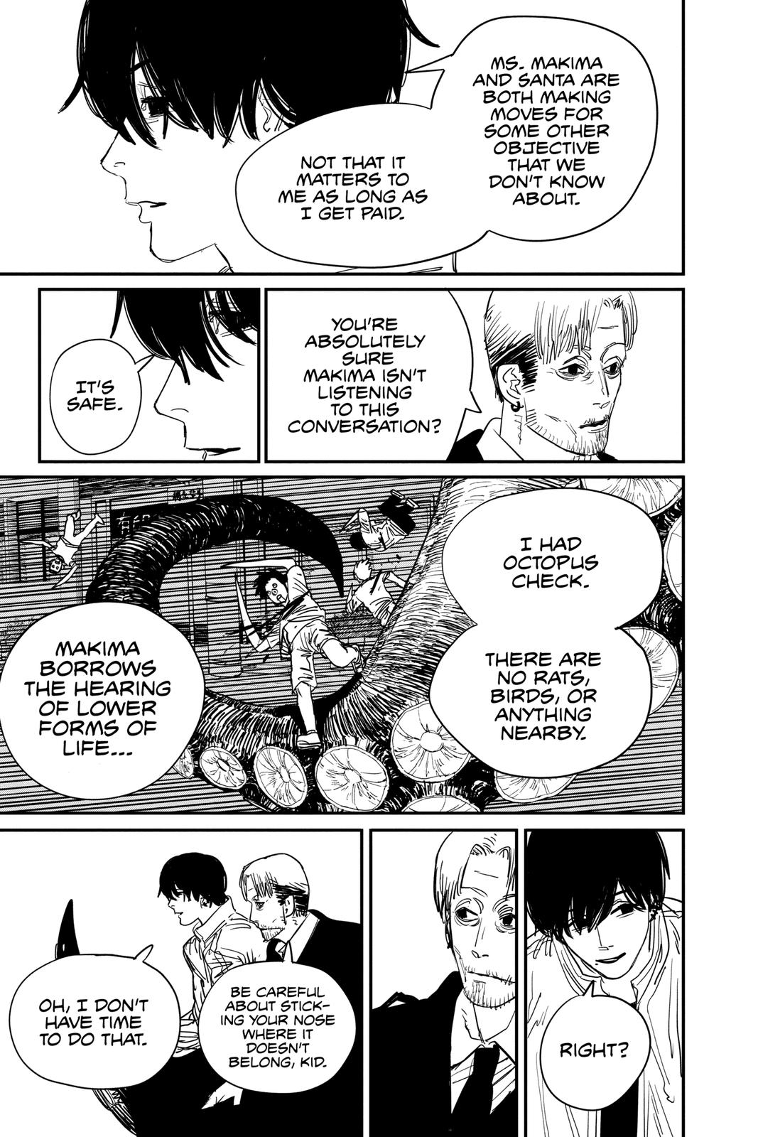 Chainsaw Man Manga Chapter 67 page 3 - The First Devil Hunter scene