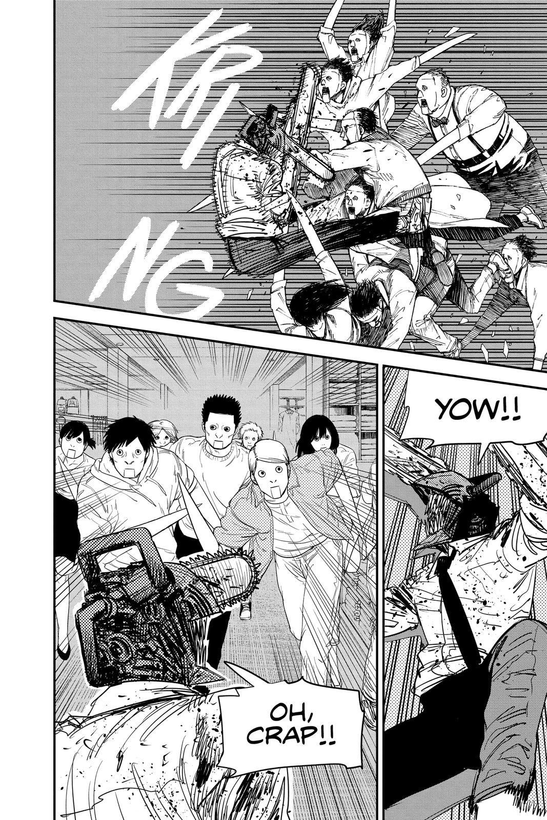 Chainsaw Man Manga Chapter 67 page 8 - The First Devil Hunter scene