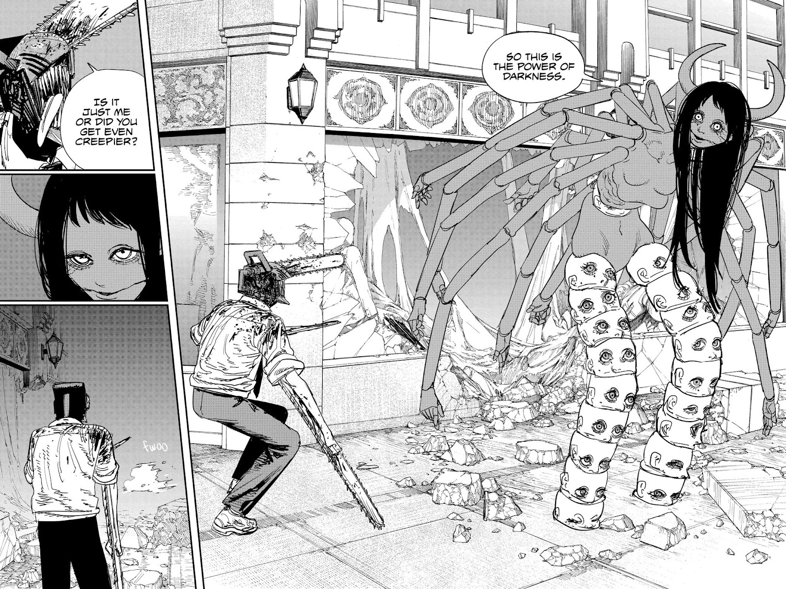 Chainsaw Man Manga Chapter 68 page 12 - Dark Power scene