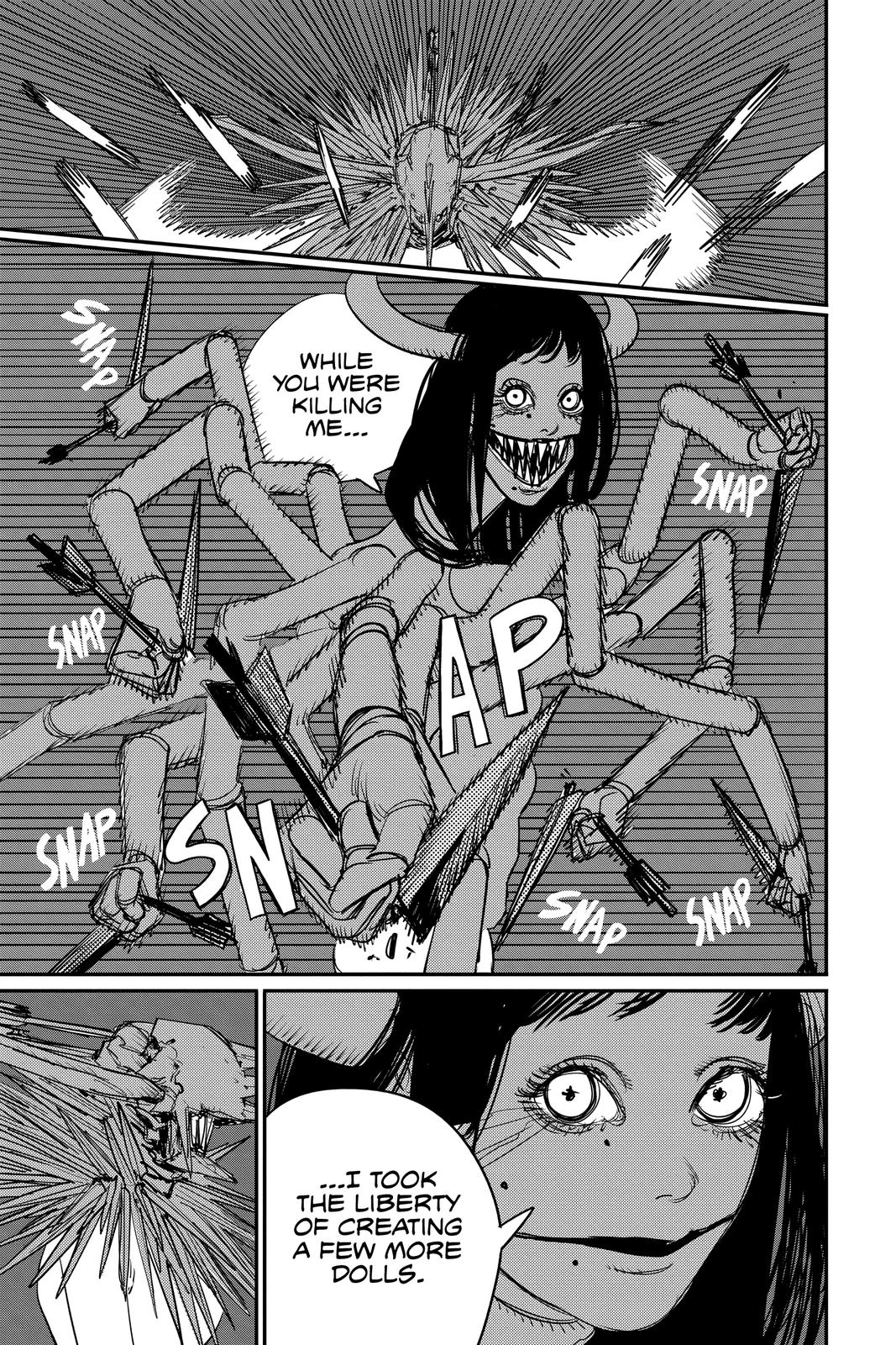 Chainsaw Man Manga Chapter 68 page 14 - Dark Power scene