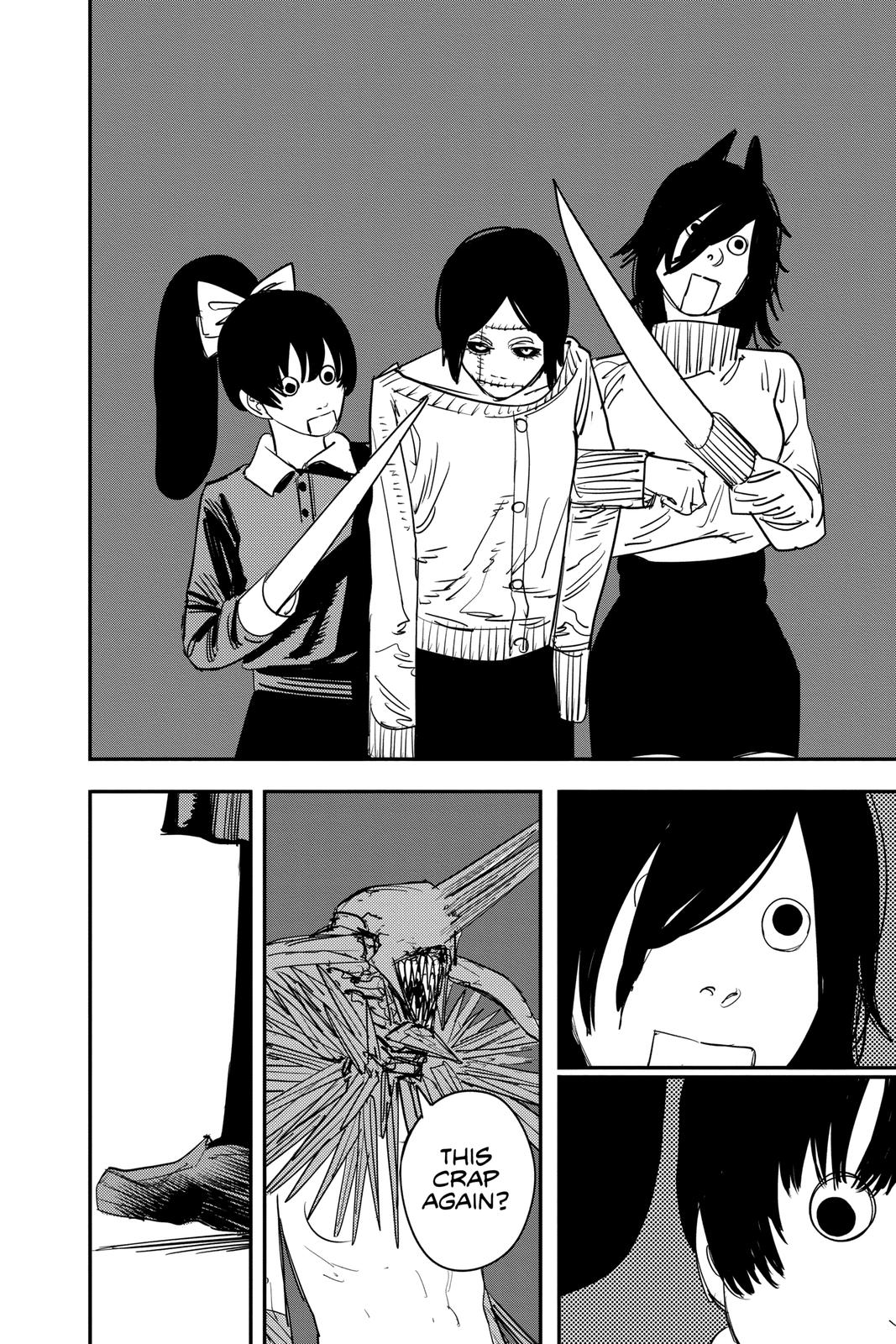 Chainsaw Man Manga Chapter 68 page 15 - Dark Power scene