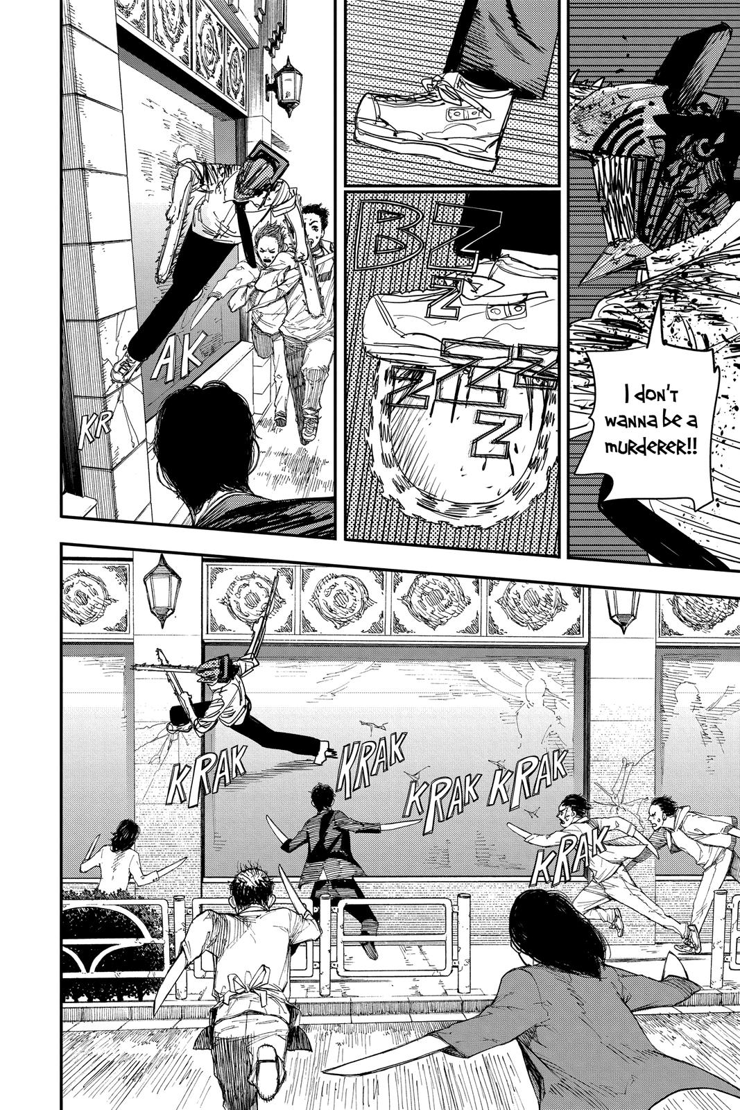 Chainsaw Man Manga Chapter 68 page 2 - Dark Power scene