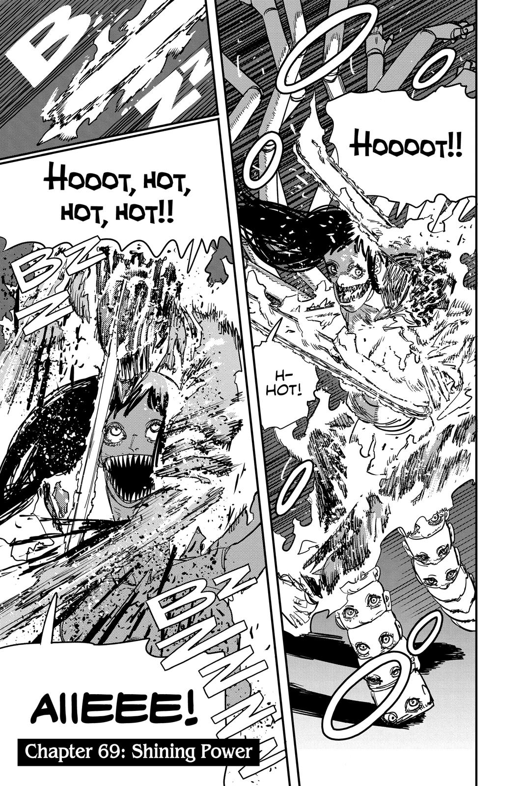 Chainsaw Man Manga Chapter 69 page 1 - Shining Power scene