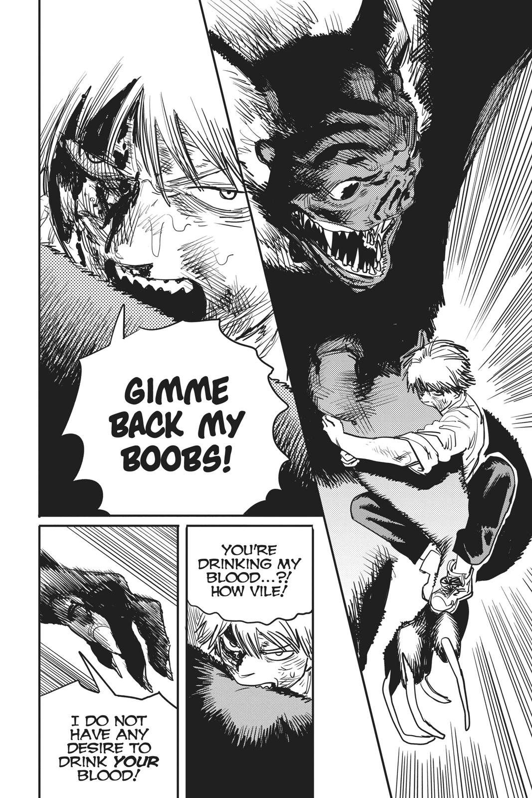 Chainsaw Man Manga Chapter 7 page 14 - Meowy's Whereabouts scene