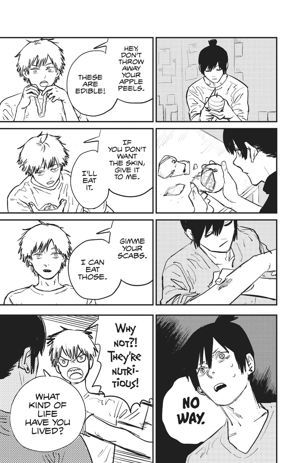 Chainsaw Man Manga Chapter 7 page 20 - Meowy's Whereabouts scene