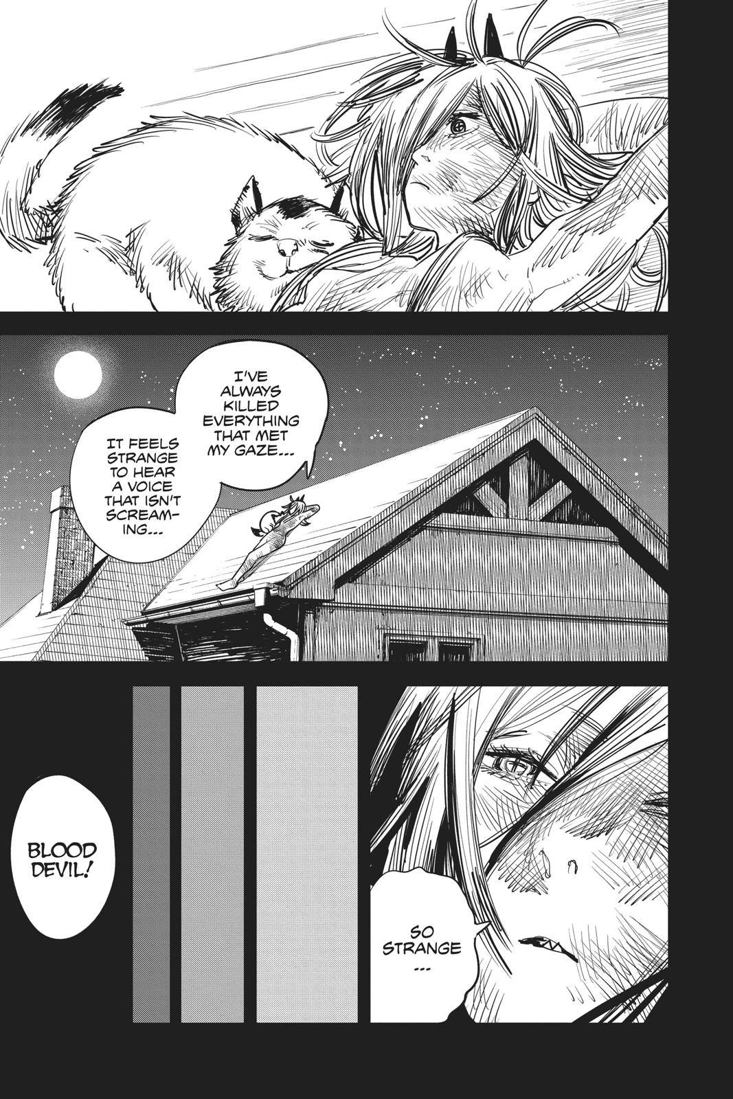 Chainsaw Man Manga Chapter 7 page 7 - Meowy's Whereabouts scene